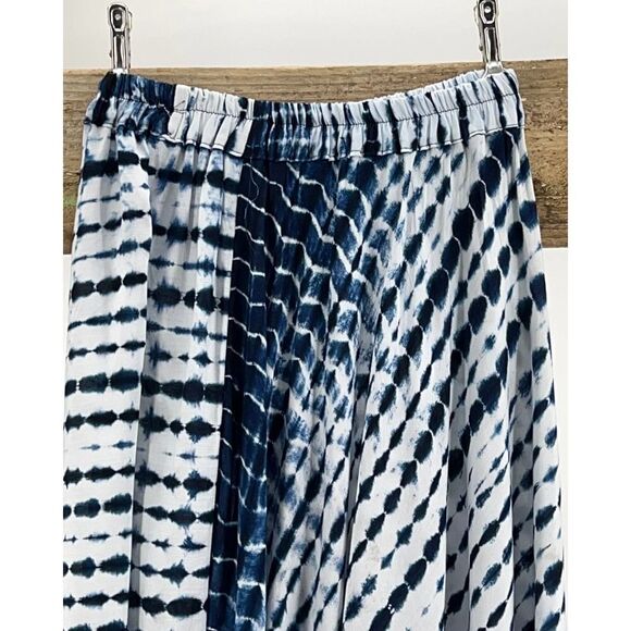 Apau ~ Gender Fluid Aladdin Gypsy Shibori Tie Dyed Rayon Pants - Picture 3 of 16